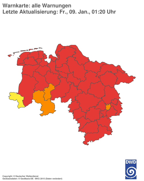 Aktuelle Wetterwarnungen für %region%