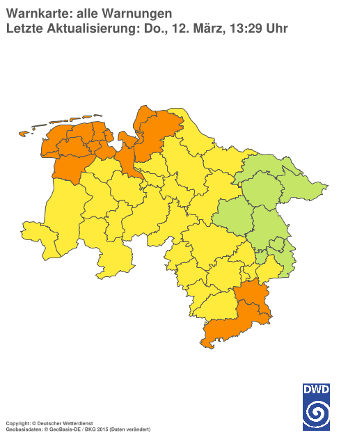 Aktuelle Wetterwarnungen für %region%