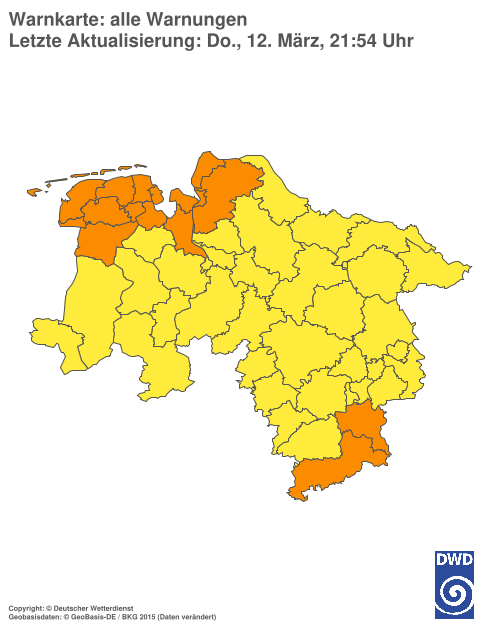 Aktuelle Wetterwarnungen für %region%