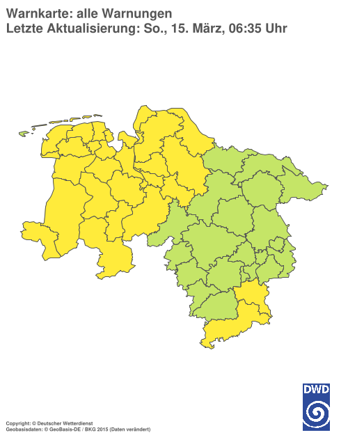 Aktuelle Wetterwarnungen für %region%
