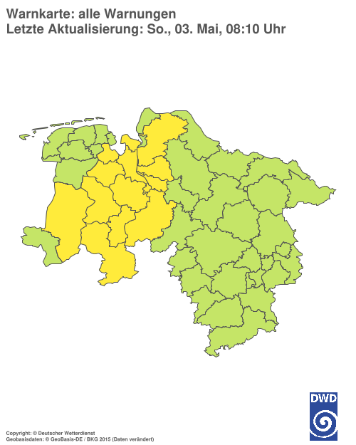 Aktuelle Wetterwarnungen für %region%