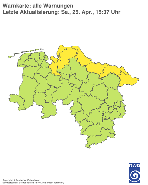 Aktuelle Wetterwarnungen für %region%