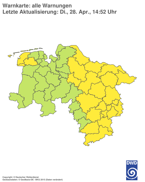 Aktuelle Wetterwarnungen für %region%
