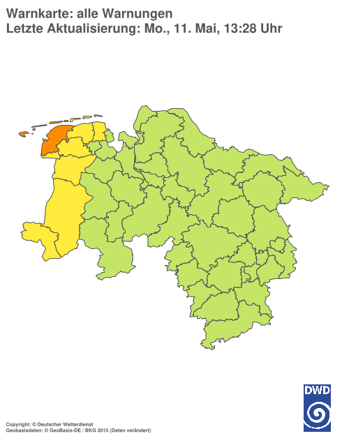 Aktuelle Wetterwarnungen für %region%