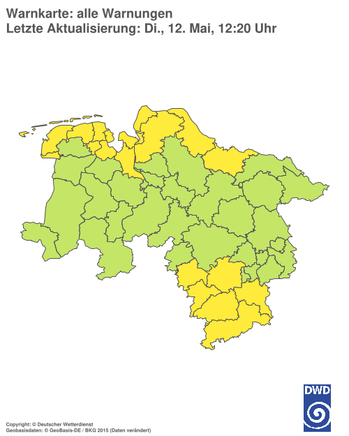 Aktuelle Wetterwarnungen für %region%
