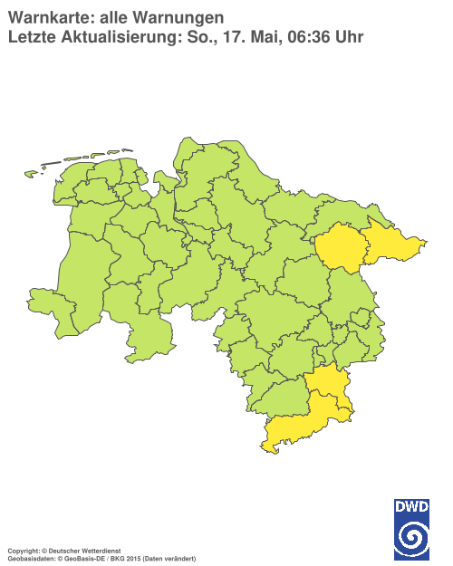 Aktuelle Wetterwarnungen für %region%
