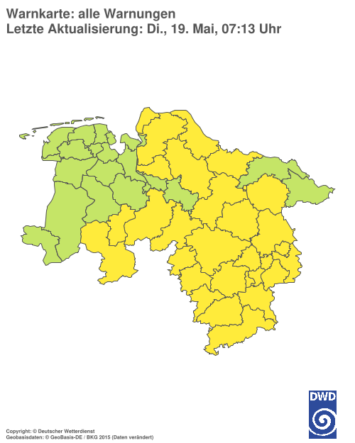 Aktuelle Wetterwarnungen für %region%