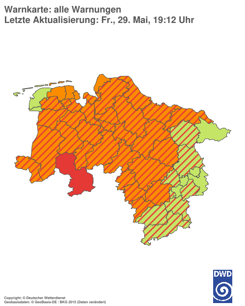 Aktuelle Wetterwarnungen für %region%