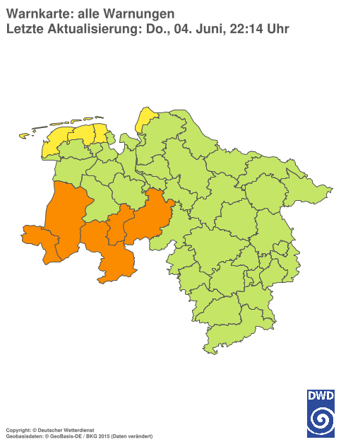 Aktuelle Wetterwarnungen für %region%