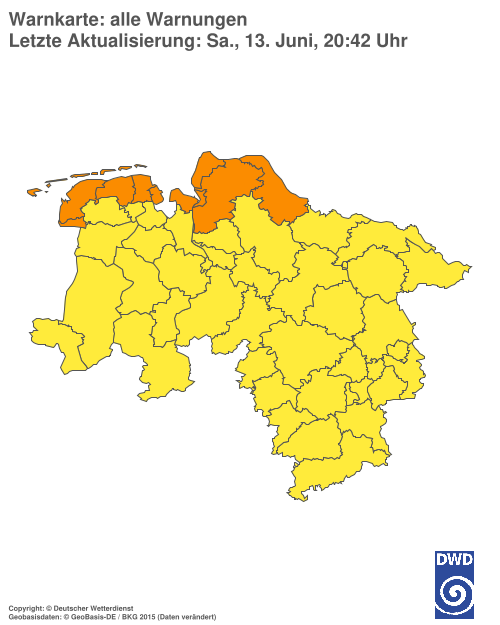 Aktuelle Wetterwarnungen für %region%