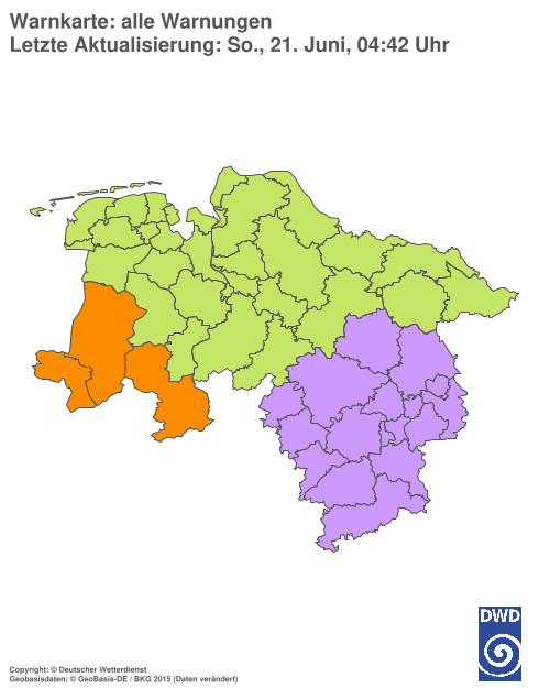 Aktuelle Wetterwarnungen für %region%