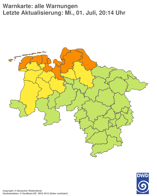 Aktuelle Wetterwarnungen für %region%