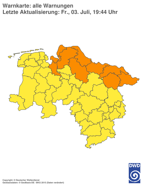 Aktuelle Wetterwarnungen für %region%