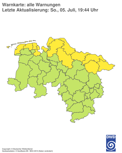 Aktuelle Wetterwarnungen für %region%