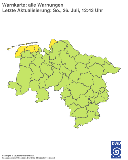 Aktuelle Wetterwarnungen für %region%
