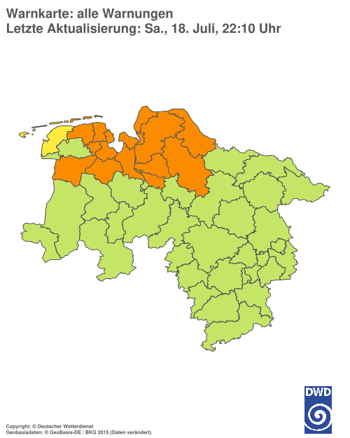 Aktuelle Wetterwarnungen für %region%