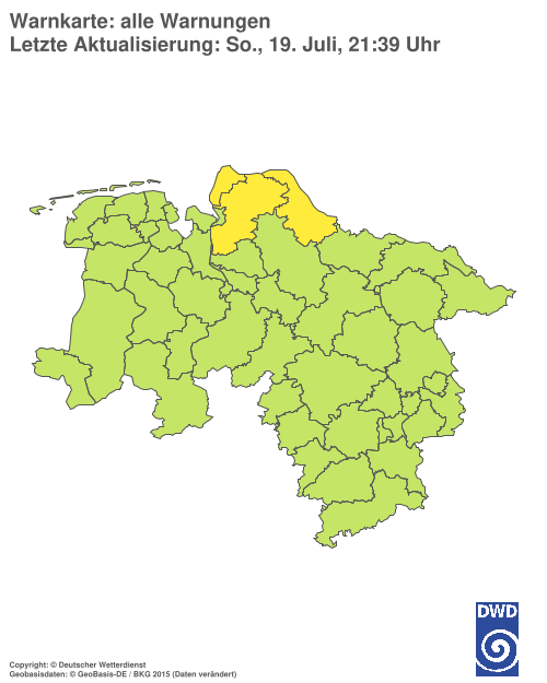 Aktuelle Wetterwarnungen für %region%