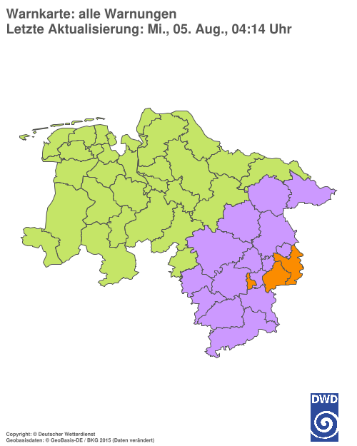 Aktuelle Wetterwarnungen für %region%