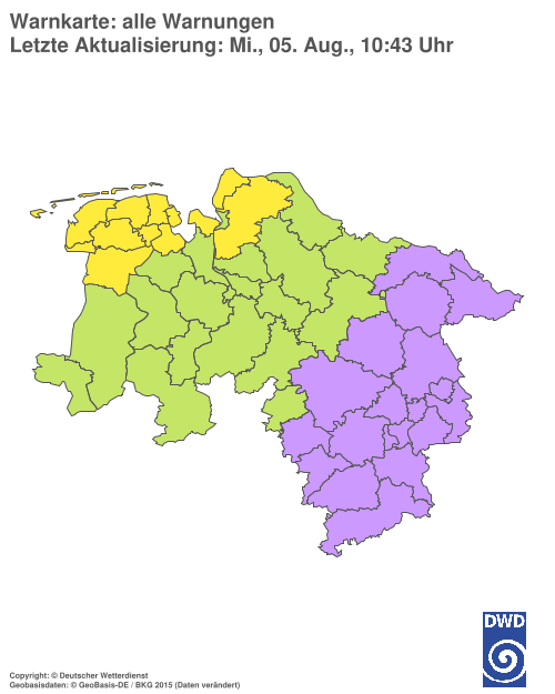 Aktuelle Wetterwarnungen für %region%