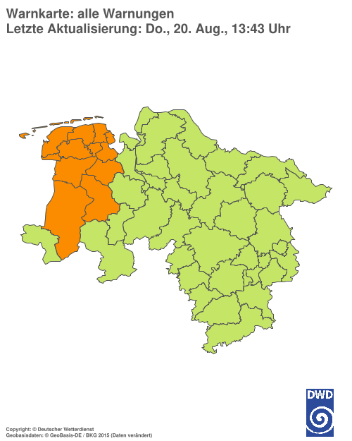 Aktuelle Wetterwarnungen für %region%