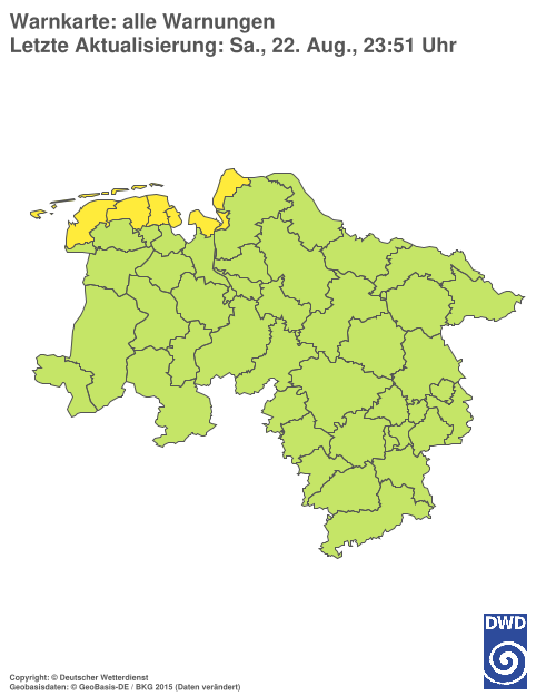 Aktuelle Wetterwarnungen für %region%