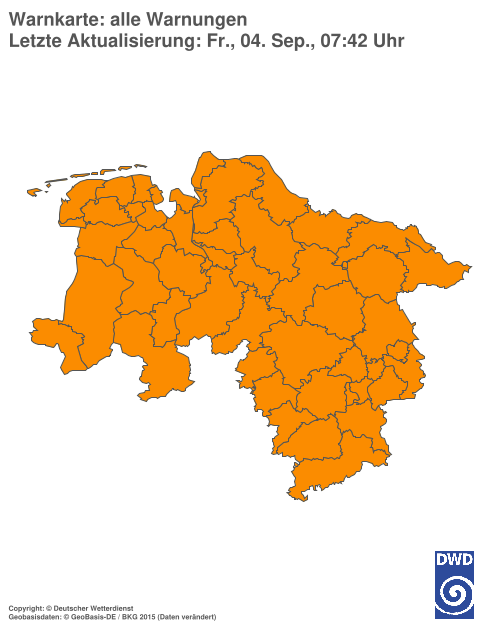 Aktuelle Wetterwarnungen für %region%