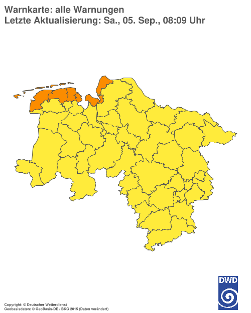 Aktuelle Wetterwarnungen für %region%